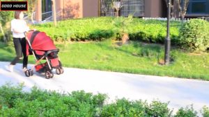 Xe đẩy cho bé cao cấp 2 chiều 3 tư thế gấp gọn dễ dàng xách tay nhẹ nhàng tặng kèm bàn ăn và bộ đồ chơi phát nhạc bảo hành 2 năm