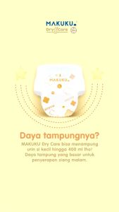 MAKUKU DRY CARE SERIES NB-S38 M30 L28 XL24 XXL22 POPOK BAYI TAPE PEREKAT & PANTS CELANA