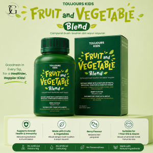 Toujours Kids Fruits & Vegetables 350ml | Picky Eaters | Supports Growth | Gut Health Support