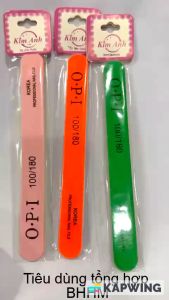 (Quận 8) 2 cây dũa giấy màu OPI -dũa móng tay dũa móng chân chuyên nghiệp