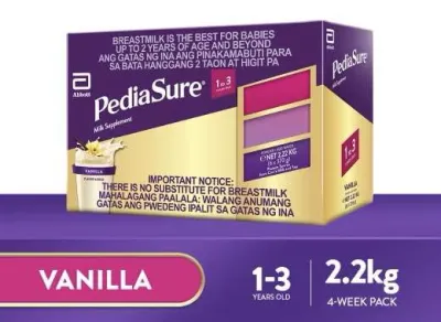 Pediasure Vanilla 1-3 Years Old 1.8 2.2Kg 2027 expiry