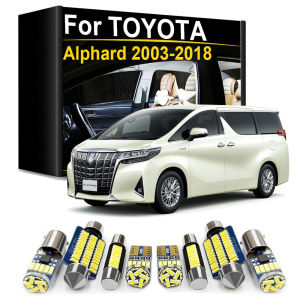 Interior LED Light Kit Canbus For Toyota Alphard 10 20 30 2003- 2006 2007 2008 2009 2010 2011 2012 2013 2014 2015 2016 2017 2018