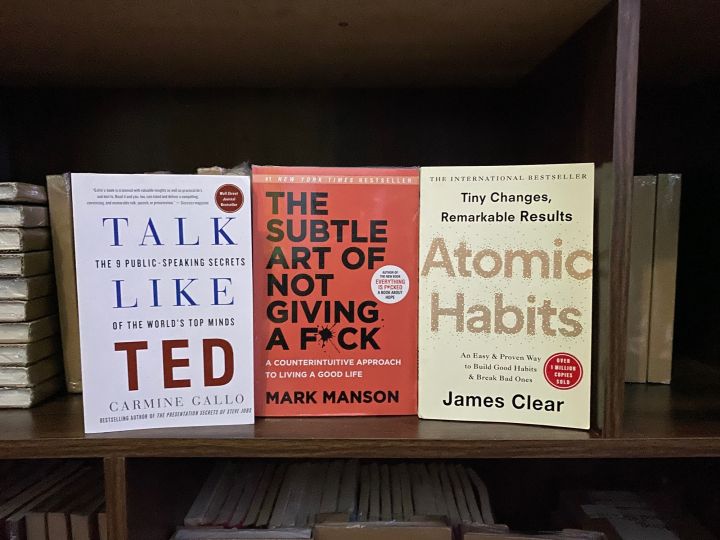 Atomic Habits The Subtle Art Of Not Giving A Fvck Talk Like Ted