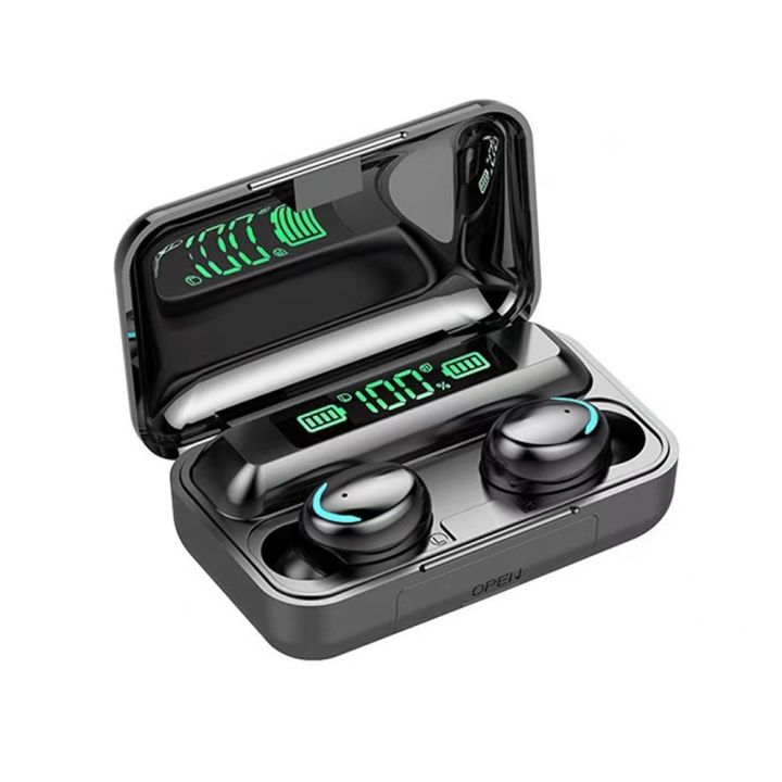 C0D】Jovitech Headset Bluetooth 3500mah Power Bank TWS F9-5 True Wireless  Earphone Blurtooth With Mic 9D Bass Stereo Handset | Lazada Indonesia