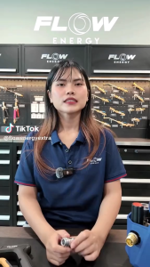 Flow Energy - CP010 ข้อต่อสวมเร็วเกลียวใน Fast Coupling สแตนเลสแท้ ขนาด M22*1.5 mm สวมเร็ว 11.8 mm (1/4 หรือ 2 หุน)