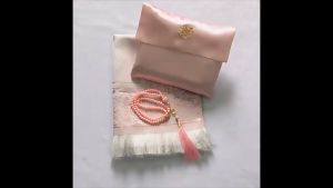 [SG SELLER] Sejadah Satin Turkey / Turkish Satin Prayer Mat [FREE POUCH + TASBEEH]