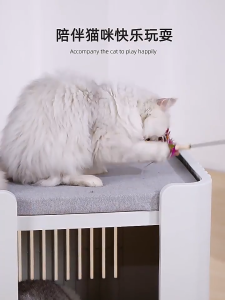 🔥🔥🔥 Cat Bedside Table Pet Bed Double Layer Dog House Washable Plastic Breathable Moisture-proof