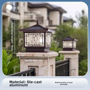 VINCAN | Solar Pillar Light