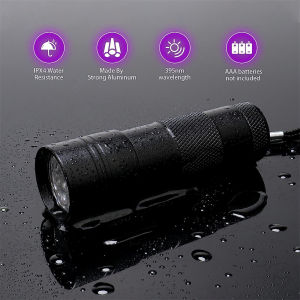 21 LED UV Ultraviolet Flashlight Blacklight 395NM Mini Torch Flash Lamp For Pet Urine Stains Portable Black Light Flashlights