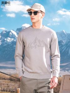 Enjeolon | Áo Sweater Jacquard Cổ Tròn Dày Ấm