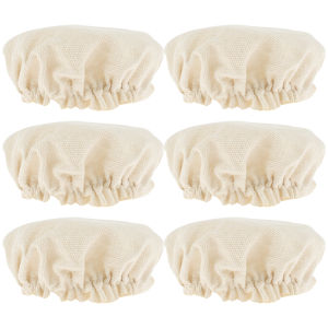 6Pcs Sourdough Starter Jar Covers 7.6cm to 10.1cm Elastic Cloth Sourdough Fermentation Jar Lid Reusable Compact Jar Cover