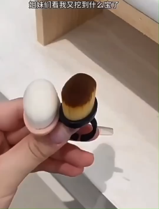 แปรงปัดฝุ่น สำหรับปัดเล็บ แบบส่วมนิ้ว ขนนุ่มละเอียด ใช้งานสะดวก อุปกรณ์ทำเล็บ