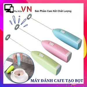 Máy Tạo Bọt Cà Phê Cầm Tay Mini Pha Chế Tiện Lợi - Cây Đánh Trứng Đánh Kem Cafe Trà Sữa Tự Pha Di Động - Máy Đánh Trứng Tự Động Bằng Nhựa Và Thép Không Gỉ Tiện Dụng