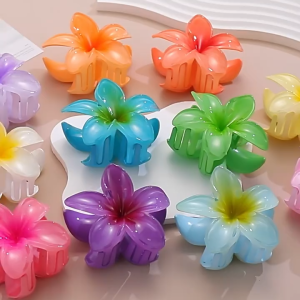 MT - 8CM JEPITAN RAMBUT BUNGA KAMBOJA BALI / HAIR CLIP FLOWER PLUMERIA GAYA BALI KOREAN STYLE / JEPIT JEDAI BUNGA AESTHETIC