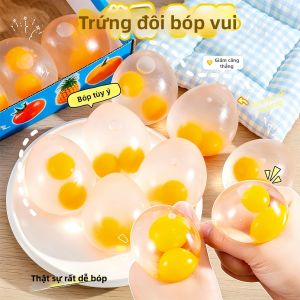 Squeezable Egg-Shaped Anti-Stress Toy