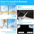 Blackout Curtain Removable Portable Travel Blocking Darkest Window Film Cloth Temporary DIY No Drill Blackout Curtains. 