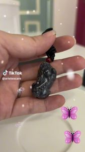 Natural Pixiu Jade pendant Authentic Black Jadeite Piyao Feng shui necklace Natural Myanmar Jadeite Lucky Amethyst Jade Pendent Real Certified Jade necklace Feng Shui Brave Troops Piyao Pendant Black Pixiu Pendant best gift