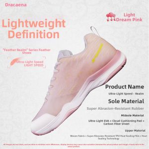 Dracaena | Ultra-light Speed High Elasticity Anti-slip Breathable Badminton Shoes