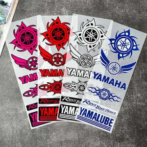 YAMAHA Reflective Fender Stickers Motorcycle Visor Decals For NMAX Aerox MT RX R15 MIO Xmax Nvx Models Mudguard Laminated Waterproof Sticker Accessories
