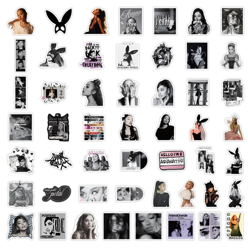 Ariana Grande Victorious CDArianaステッカー付き Bandai | 50pcs Ariana Grande New Album Petal Atmosphere Graffiti