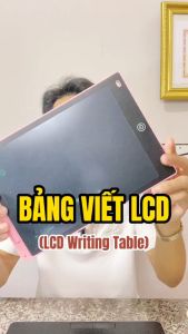 Bảng Viết Tự Xóa LCD 85 và 12 inch Đồ Chơi Trí Tuệ Bảng Điện Tử Thông Minh Cho Bé Nhiều Màu Sắc