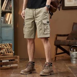 Quần Short Thể Thao Thường Ngày Phong Cách Mỹ Cổ Điển Cho Nam Mùa Hè Mới Hợp Thời Trang Rộng Rãi Thẳng Năm Điểm Quần Dài Vừa Phải