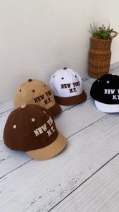 Topi Anak Baseball Model New York Fashion Kualitas Import Premium Bordir New York Usia 6 Bulan - 3 Tahun