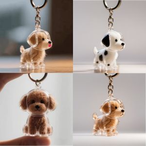 Pet Fur Storage Pendant - Transparent Sealed Fur Storage Box - Keychain Keepsake for Cats and Dogs