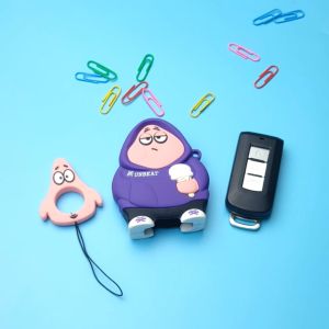 ฝาครอบกุญแจรถ มิตซูบิชิ แอททราจ/มิราจ การ์ตูนระดับไฮเอนด์ ปลอกกุญแจซิลิโคน รีโมทคอนโทรล ปลอกซิลิโคนกันรอยขีดข่วน ปาเจโร