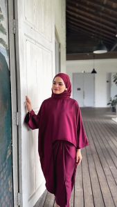 ZAIKHA | Inara Kaftan [5 Warna Kaftan Moden Heavy Dull Satin]