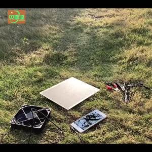 Quạt Thông Gió Năng Lượng Mặt Trời Di Động 500W Với Sạc USB Làm Mát Văn Phòng Nhà Cửa Thân Thiện Với Môi Trường Đầu Ra 5V/16V Dùng Cho Nhà Kính Khu Vực Nuôi Thú Cưng