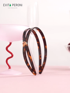 EVITA PERONI | "Sugar Cube" Series Abigail Headband | High Quality Female Headband | Cekak Rambut | Hair Accessories
