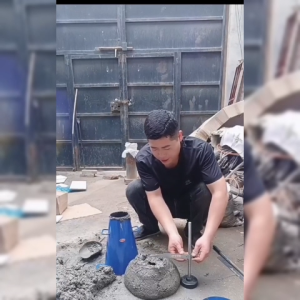 กรวยทดสอบคอนกรีต ถังตกตะกอนพิเศษสำหรับคอนกรีต อุปกรณ์ทดสอบแท่งแทมปิง กรวยตกตะกอนผสมปูน งานก่อสร้าง ผสมปูน สินค้าพร้อมส่งทั่วไทย