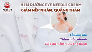 KEM DƯỠNG MẮT GIẢM NẾP NHĂN QUẦNG THÂM 17SKIN NHẬT BẢN (TUÝP 10GR) - EYE NEEDLE CREAM