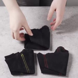 Car Gear Shift Collars Covers Red/Black/Yellow/Blue Suede PU Leather Gear Stick Shift Shifter Knob Cover Boot Gaiter