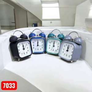 Đồng Hồ Báo Thức Chuông Lớn – Thiết Kế Vuông Hiện Đại Dễ Dàng Đánh Thức Ngủ Say