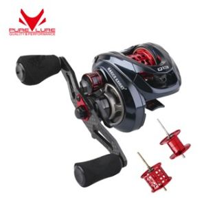 PURELURE 155G Ultralight Memancing Baitcasting Reels 4.5Kg Drag 7.3:1 Kelajuan Tinggi Garam & Air Segar Pemutus Reel Memancing Gegelung