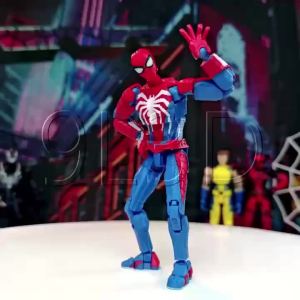 Bandai | 9L3D Printed Dynamic Web-patterned Warrior Red Blue Black Red Cool Battle Suit Swift Mysterious Hero Model Dummy13 Lucky13 Gifts