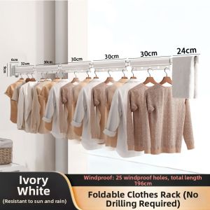 Foldable Extensible No Nail Retractable Hanger