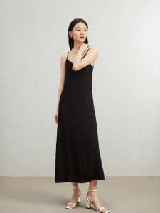 Summer Elegant Long Black Dress