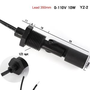 Horizontal Float Sensor Switch Side Mount Liquid Water Level Sensor Controller PP Automatic Water Pump Switch Aquarium Tank Pool