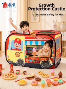 MINGZHUO | Indoor Children Tent Sleeping Divider Playhouse No Assembly Required