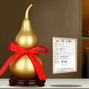 HETANGYUESHE | Feng Shui Brass Gourd Ornament
