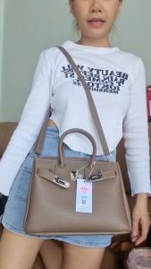 กระเป๋าผญ กระเป๋าBK อะไหล่ทองอะไหล่เงิน ไซส์ 10นิ้ว กระเป๋าถือผู้หญิง รูปถ่ายสินค้าจริง