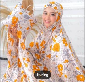 MUKENA AL-ZAHRA DEWASA MOTIF BUNGA SAKURA