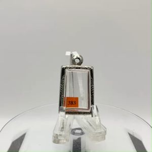 No.(383) ตลับพระ กรอบพระสแตนเลสลายไทย สมเด็จเล็ก หรือพิมพ์พระสี่เหลี่ยม ขนาดวงใน 1.7*2.6 ซม. ขนาดใส่สวย 1.4*2.3 ซม. หรือขนาดพระที่ใกล้เคียง