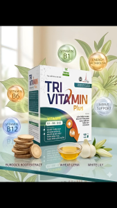 Viên uống Tri Vitamin B1 B6 B12 Plus –Hỗ trợ giảm đau dây thần kinh & tê bì chân tay (Hộp 100 viên)
