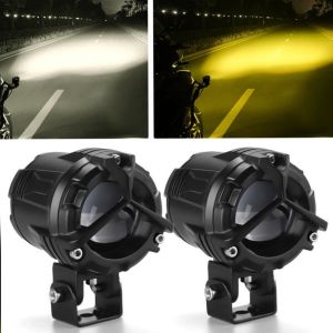 (HÀNG VÍP) Đèn trợ sáng S40 Plus 65W cốt vàng pha trắng chống nước vỏ hợp kim mẫu mới xem video phụ kiện đồ chơi xe máy cao câp