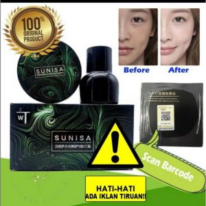 SUNISA mushroom head bedak glowing CC Cream anti air original asli korea - bb cream Pondesen Fondation Pondation  Foundation glowing tahan air - Sunisa cushion 0riginal BPOM