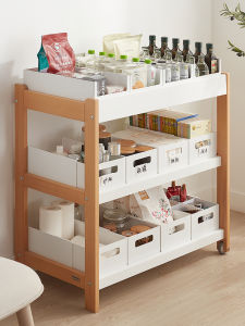 Japanese Style Expandable Right Angle Storage Box for Home Kitchen Cosmetics Miscellaneous Goods Organizer Plastic Box